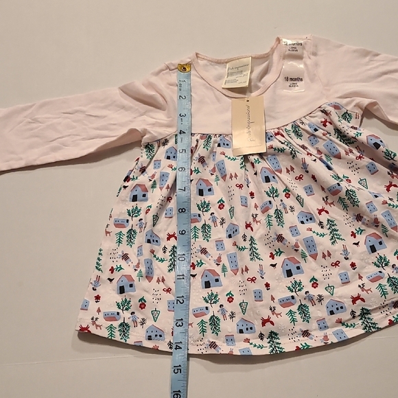 First Impressions Pink and Blue Patterned Long Sleeve Tee 18 Months NWT - Picture 9 of 9